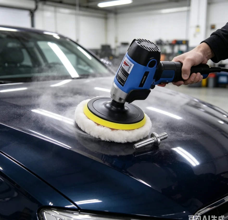3/4/5 Inch Drill Car Polisher Wool Car Polishing Sponge Pads Kit Reusable Polishing Machine Wax Pads Buffing Waxing Clean Polish