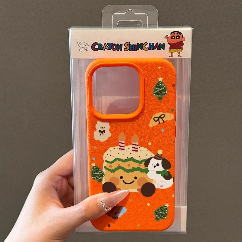 かわいいクリスマスケーキキャンディーカラーライチ柄ケース iPhone 16 15 14 13 12 11 Pro Max X XS XR 7 8 Plus 13用 ソフトシリコンカバー