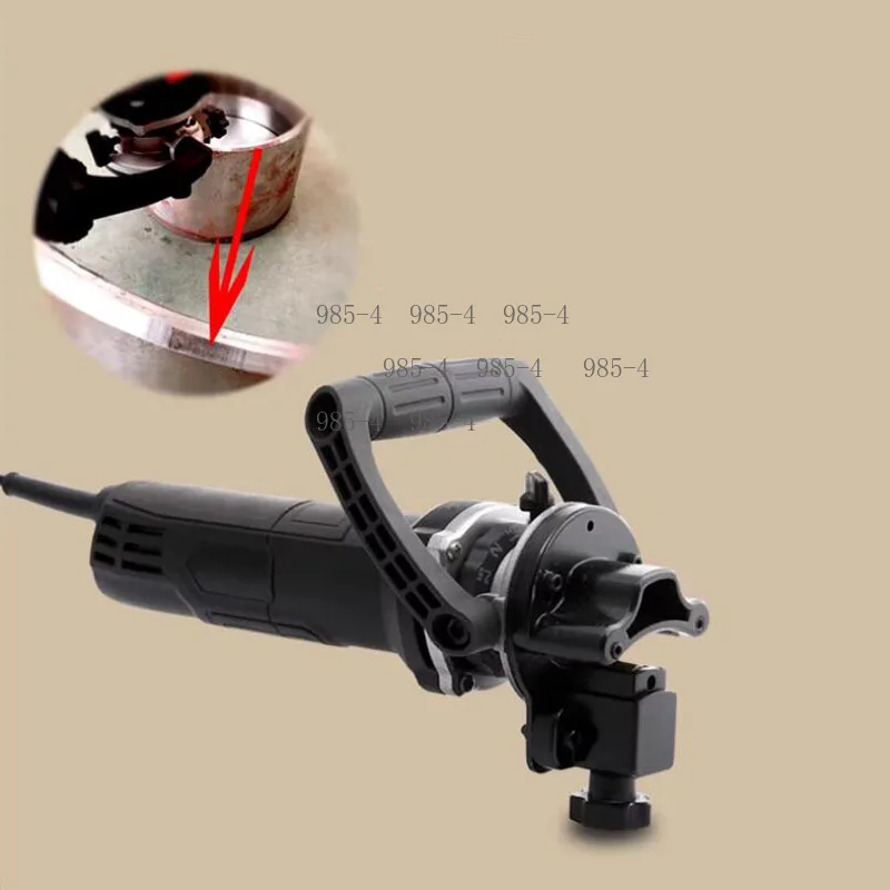 Handheld Electric Pipe Beveling Machine AC 220V Metal Pipe Chamfer Tool