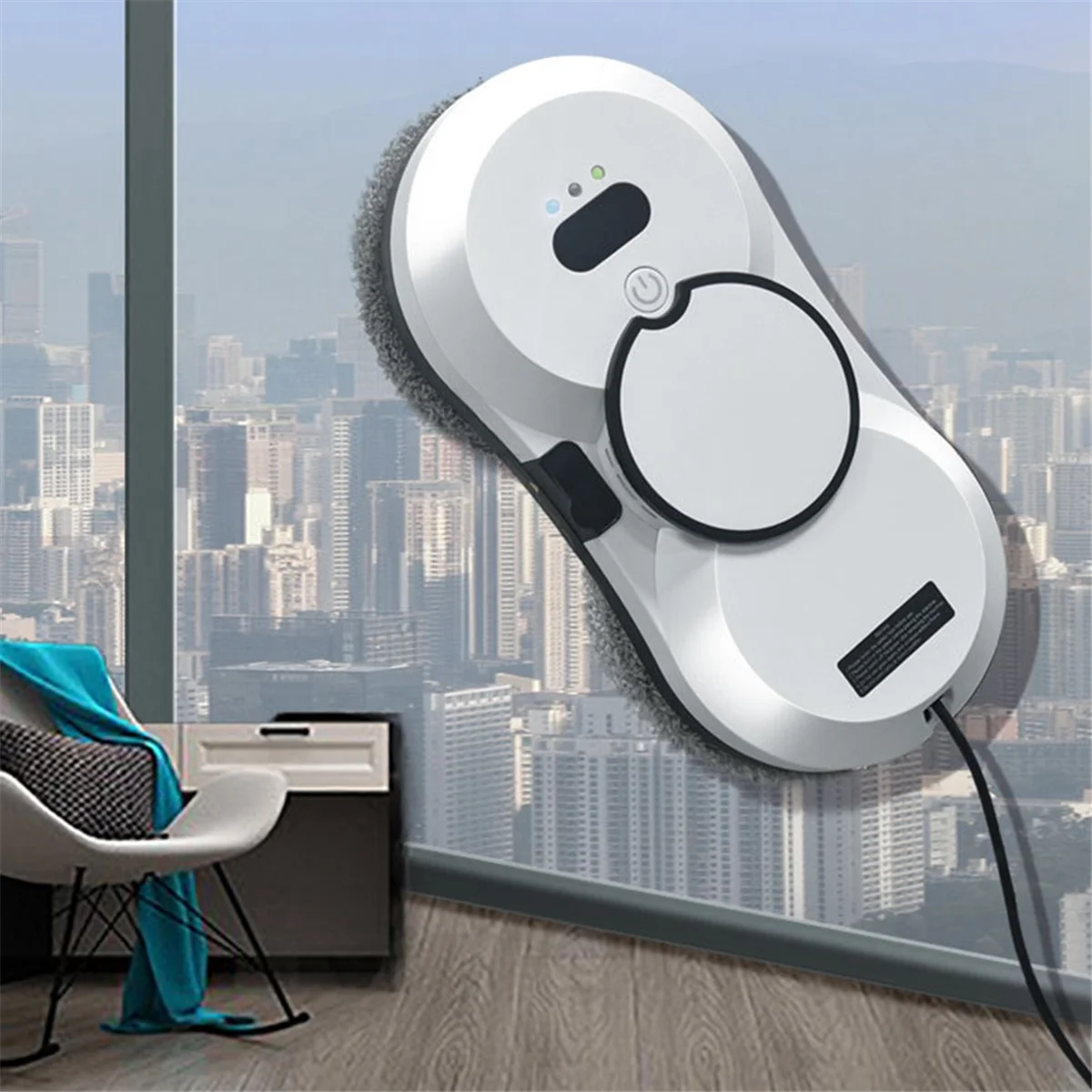 A14G-Window Cleaning Robot 5600PA Suction Spray Electric Window Cleaning Robot Antifall Remote Control Vacuum Cleaner US Plug