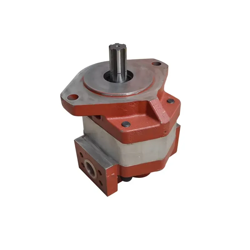Hydraulic Gear Pump Spline Drive Shaft Gear Connected Oil Pump for Small Loader Accessories