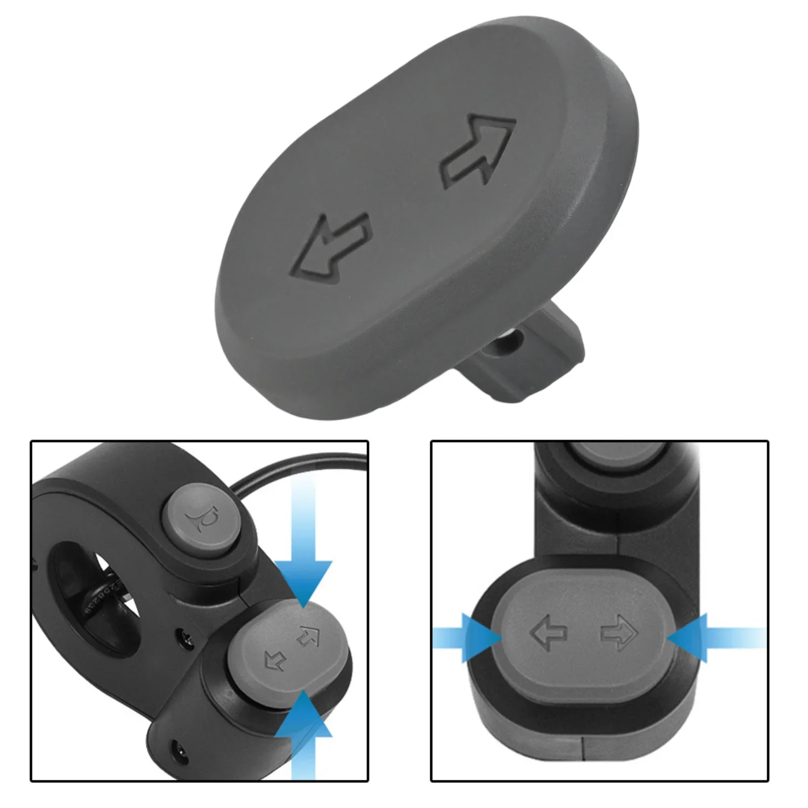 Control Button Steering Wheel Switch Scooter Control Enhancing Functionality User-Friendly Setup Compact Size Easy Installation