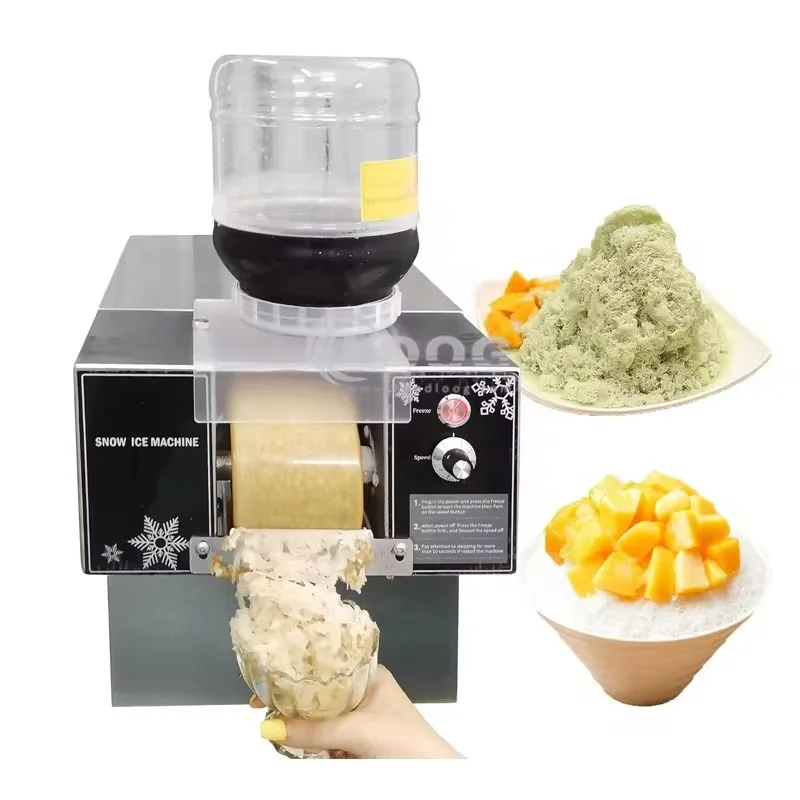 

Hot Sale Automatic Stainless Steel Shaved Ice Machine Korean Taiwanese Electric Snowflake Maker 220v Used Condition