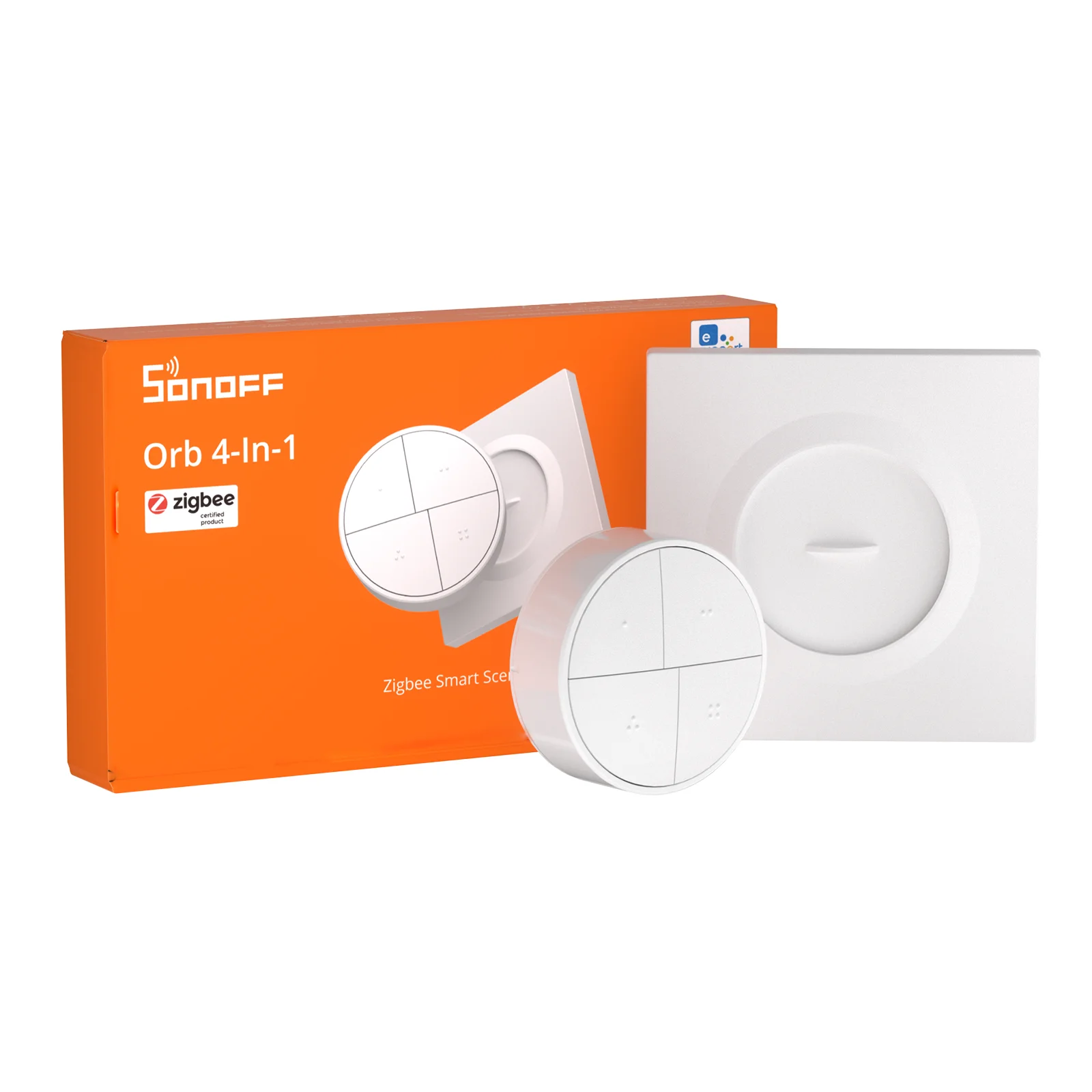 SONOFF Orb 4-w-1 Seria Fusion SNZB-01M Inteligentny Przycisk Scen Zigbee, Wyzwalanie Scen Jednym Dotknięciem, Zdalne Sterowanie Zigbee i eWeLink, Podwójny Protokół — zdjęcie produktu 7