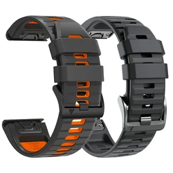 Quick Fit Strap For Garmin Fenix 7 7X/Epix Pro Gen 2 51mm 47mm/Enduro 2/Descent Mk3i Mk2 Silicone Original Watch Band 22mm 26mm