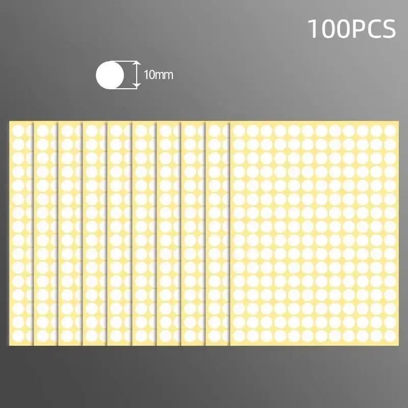 Traceless Removable Nano Adhesive Dots 100 Sheets Double Sided Strong for Wall Art Hanging Party Balloon Attachment