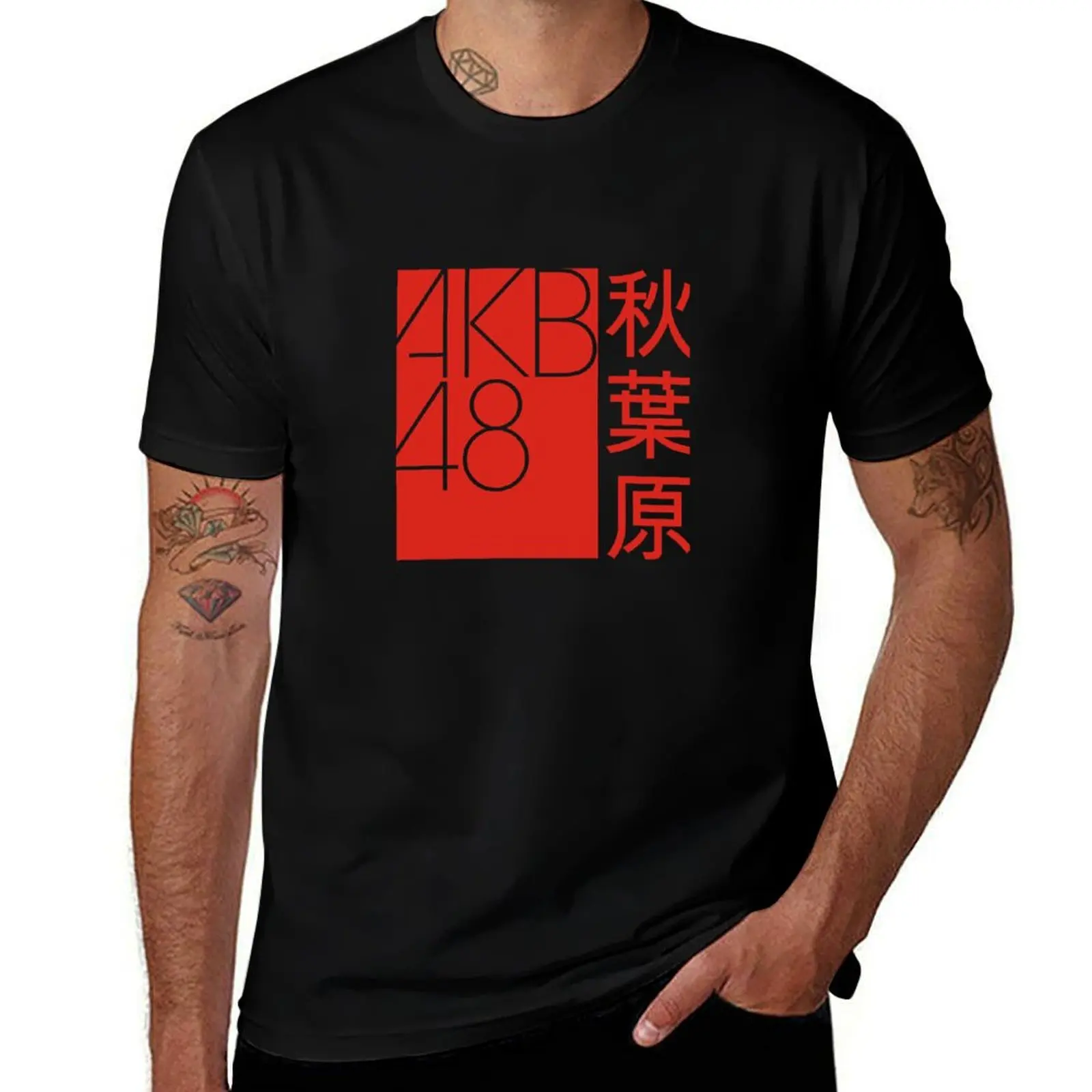 AKB48 Fans T-Shirt T-Shirt T-Shirt Da Uomo T-Shirt In Cotone Uomo T-Shirt Grafiche Da Uomo T-Shirt