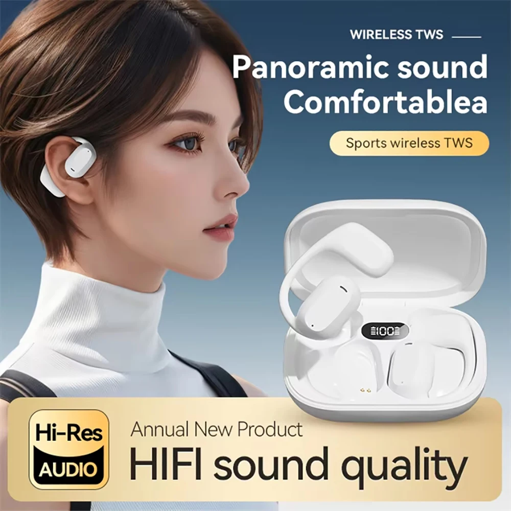 

M60 noise cancelling earphones with dual ear intelligent noise cancelling wireless ultra clear calling