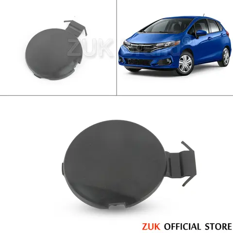 ZUK Pour HONDA FIT JAZZ GK5 2015-2017 Cache-crochet de remorquage avant de voiture 71104-T5H-H00 Non peint