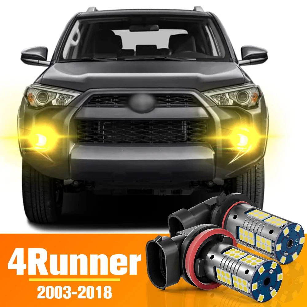 

2x LED Fog Light For Toyota 4Runner Accessories Bulb 2003 2004 2005 2006 2007 2008 2009 2010 2011 2012 2013 2014 2015 2016 2017