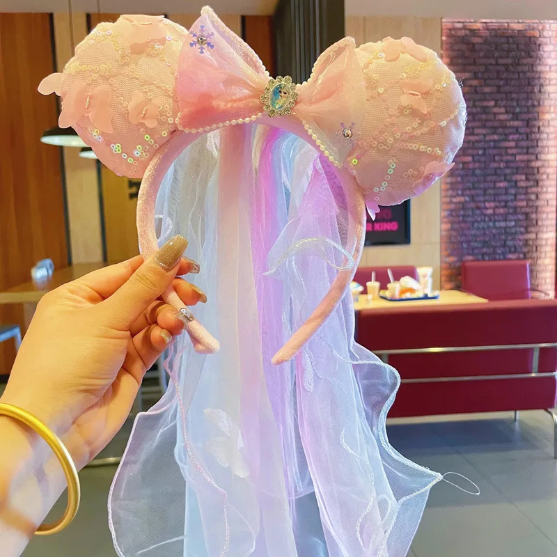 Mouse Headband with Tulle, High-Crowned Style, Suitable for Amusement Parks and Similar Settings view 2