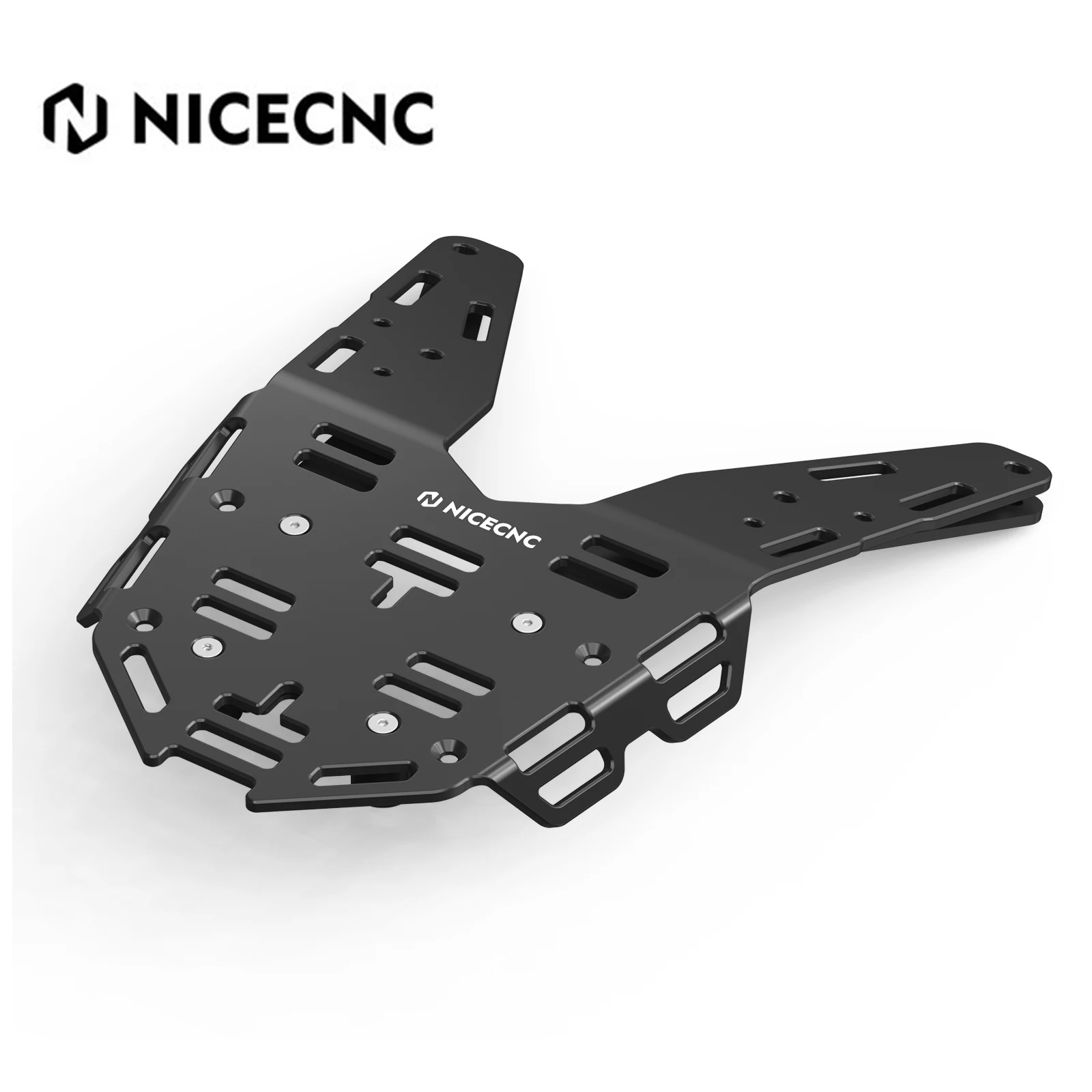 NICECNC Motorcycle Rear Luggage Rack Cargo Bracket Holder For KTM 690 Enduro R 2019 2020 2021 2022 2023 Compatible OS Rack loops