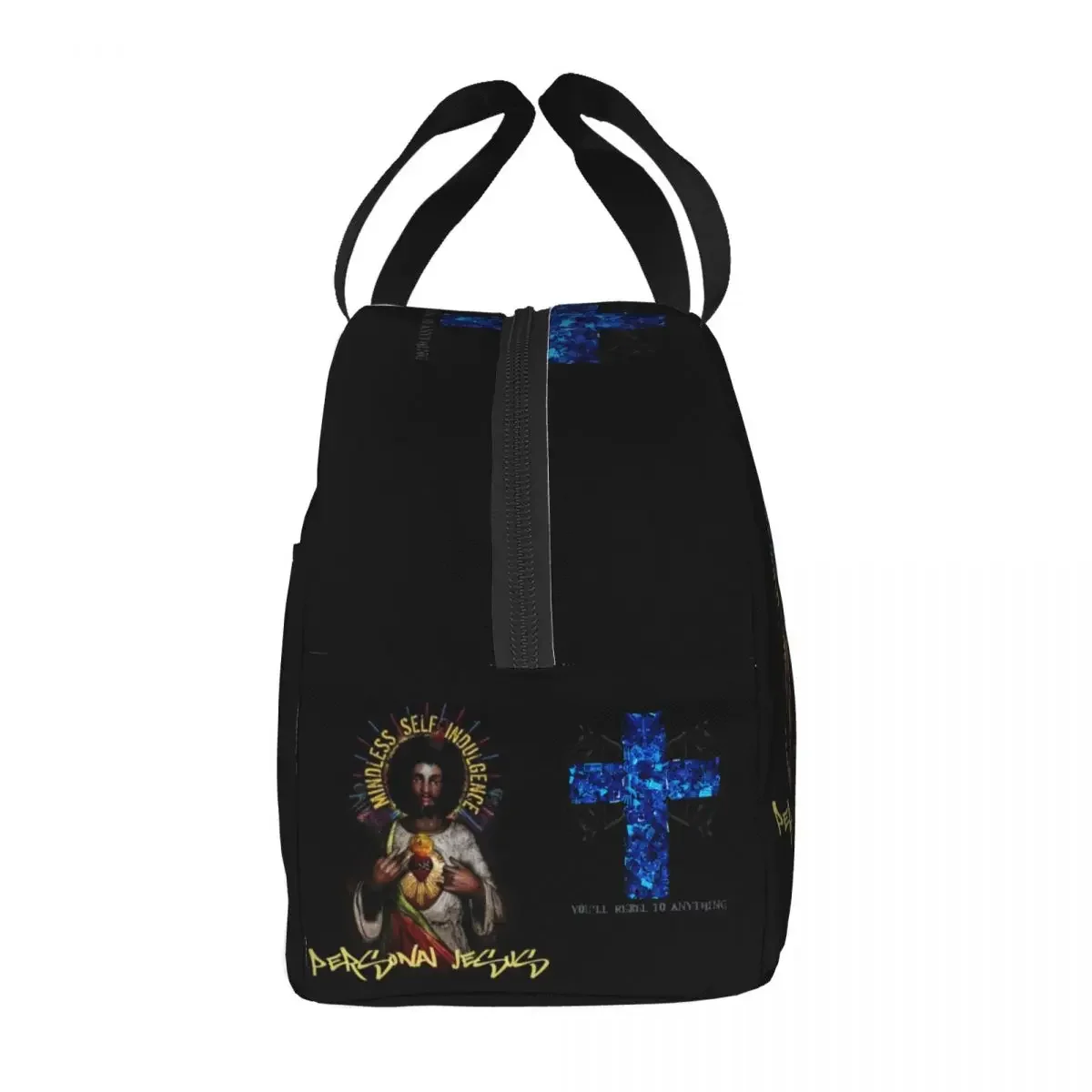 Custom  Mindless Hip Hop Punk Rock Self Indulgence Insulated Lunch Bags for School Office Electro Leakproof Thermal Cooler