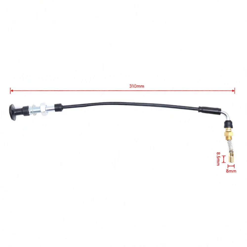 For Mikuni TM36 68 TM40 6 Carburetor Manual Choke Plunger Cable 310mm Starter Switch Assembly Motorcycle Fuel Modification
