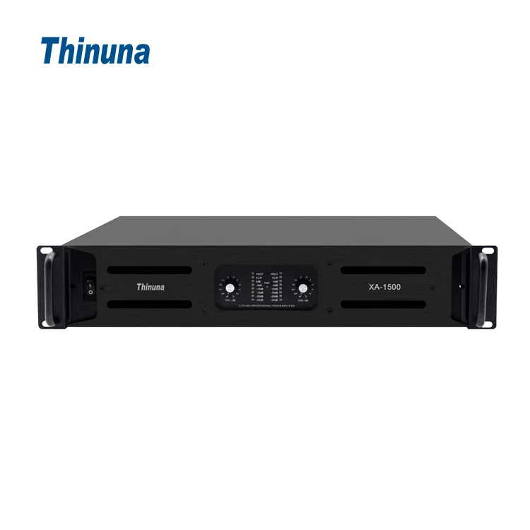 

Thinuna XA-1500 двухканальный 2U профессиональный аудиоусилитель класса AB цифровой аудио усилитель мощности профессиональные цифровые усилители звука