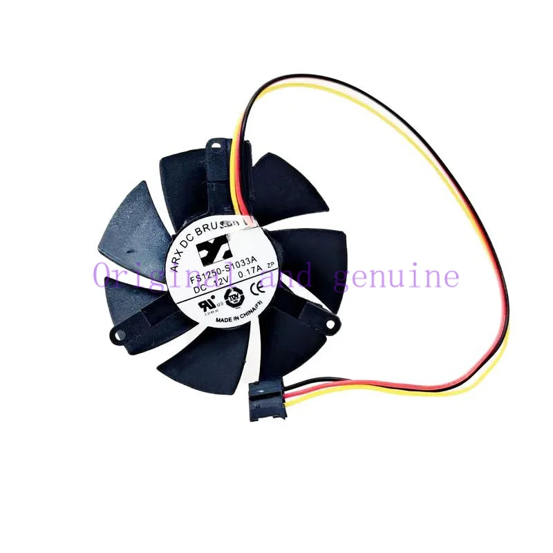 FOR ARX FS1250-S1033A DC 12V 0.17A 50X50x10mm 3-Wire Server Cooling Fan