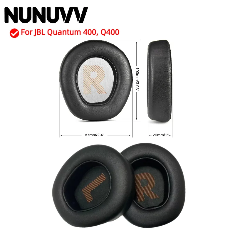 

Replacement Earpads for JBL Quantum 400, Q400 Earmuffs Ultra-soft Sponge Cushion Cover Repair Parts Headphone