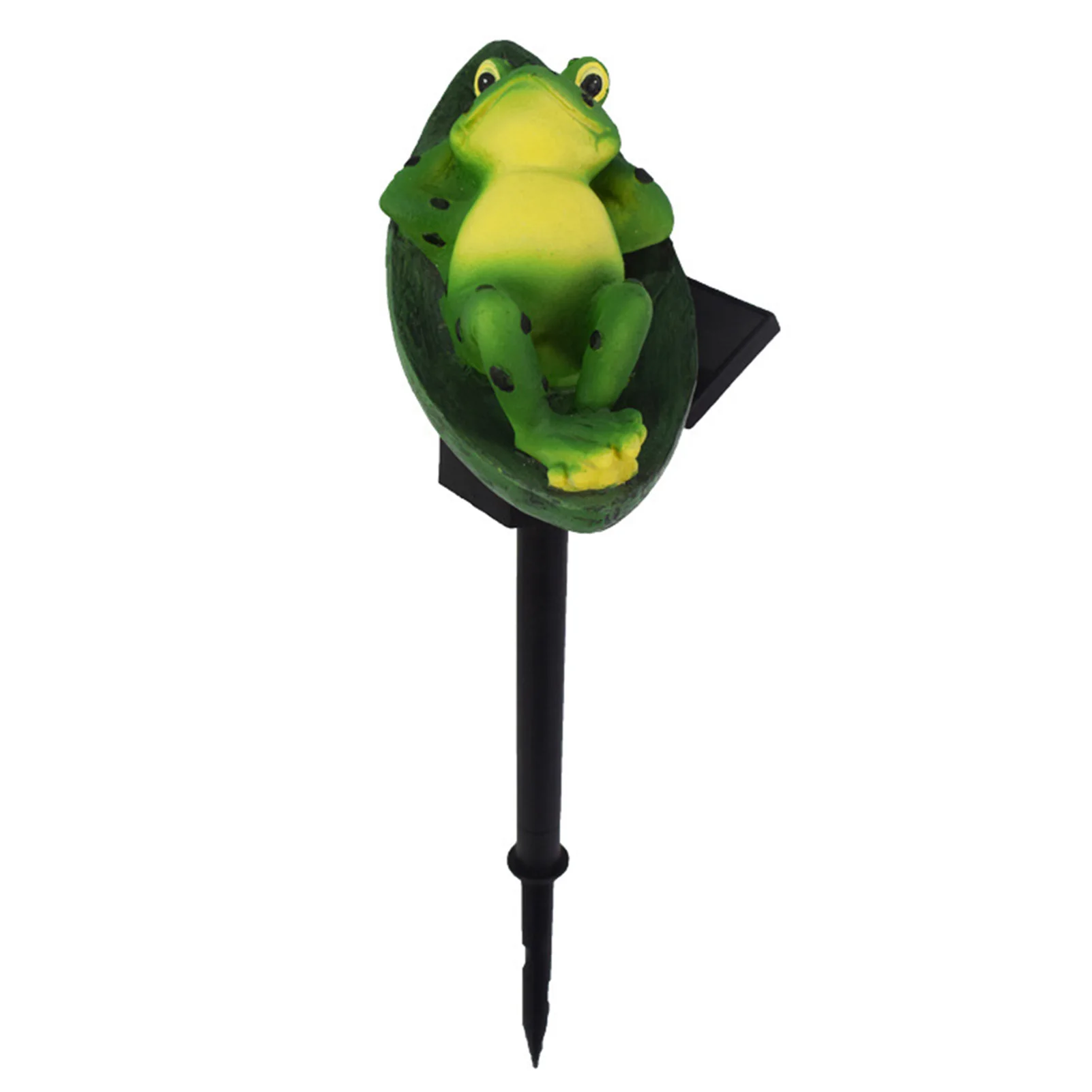 

Frog Decor Solar Lights Garden Solar Light Frog Resin Figurine Stake Lights Waterproof LED Solar Powered Light Auto On/Off For