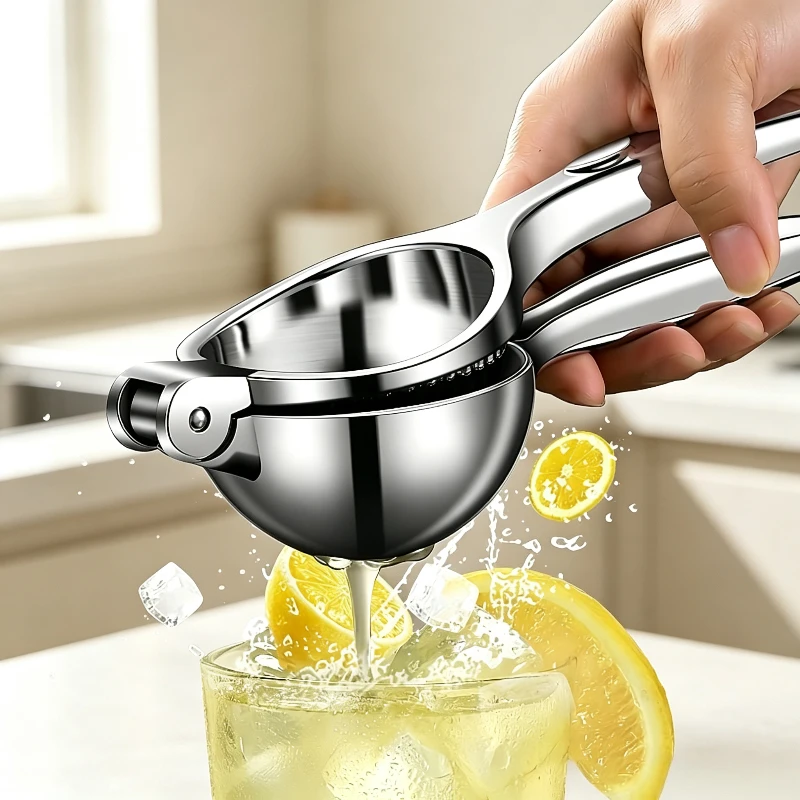 Manual Lemon Squeezer Portable Hand Press Citrus Juicer Handheld Fruit Press Tool for Home Kitchen Orange Lime Juice Making