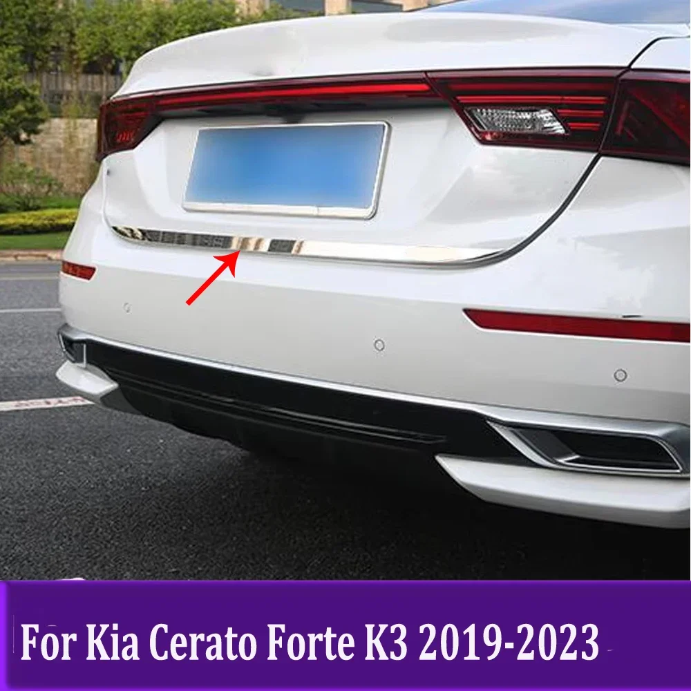

Rear Trunk Lid Cover Trim Car Styling Accessories For Kia Cerato Forte K3 2019 2020 2021 2022 2023