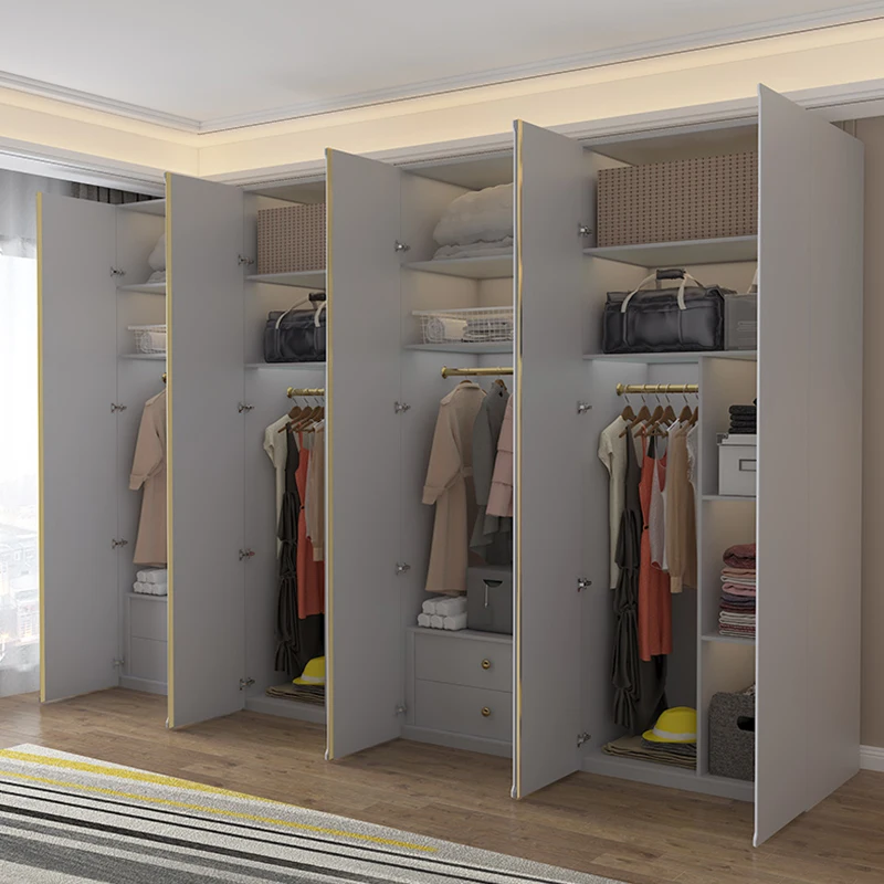 Customize Dress Cabinet with Doors Full Wall Beautiful Closets Closet Organizers Wardrobe