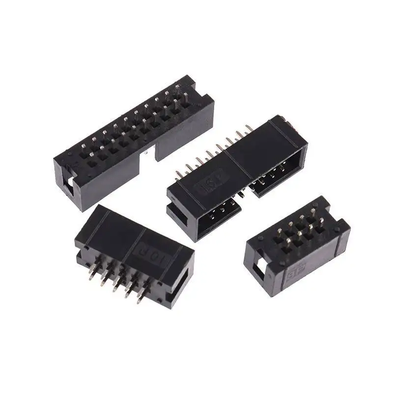 10 Stück einfache 2,54-mm-Geradstiftleisten JTAG-Sockel IDC 3-6P 8P 10P 12P 20P 40P 50P – Detail 4