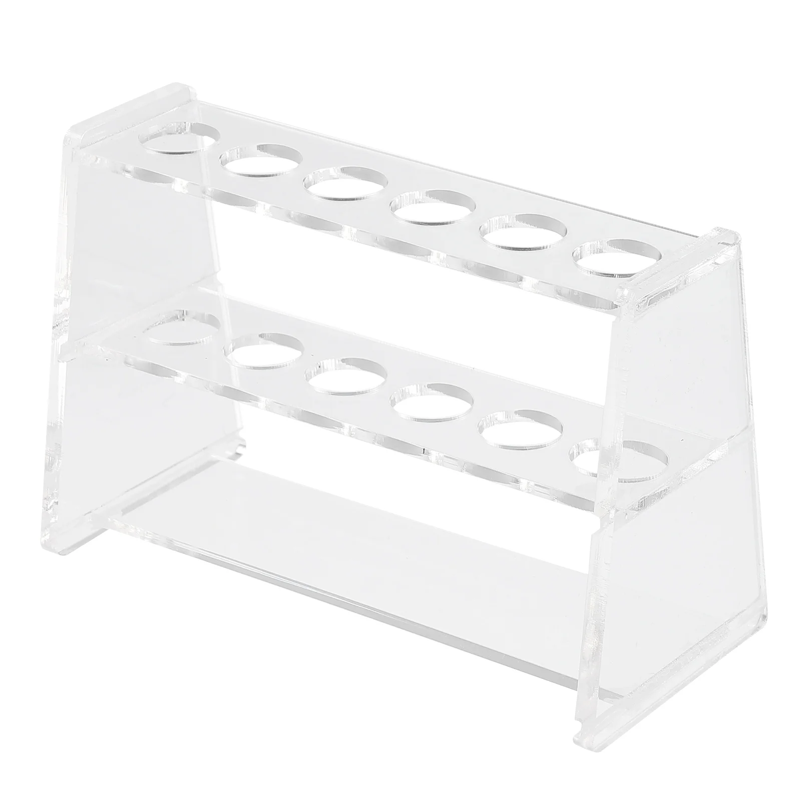 Estante para tubos de ensayo con agujeros, soporte de plástico para experimentos, estante de laboratorio, contenedor de tubos, soporte de centrífuga