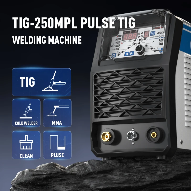 TIG250MPC Lasser MOS Buis Multifunctionele Schone Hot/Koude/TIG Puls KOUDE TIG Lasmachine 110/220 V