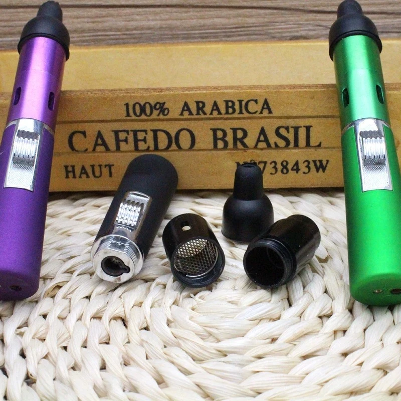 Portable Metal Multifunctional Aromatherapy Lighter Outdoor Mini Butane Cigarette Cigar Lighter Cigarette Accessories Men's Gift