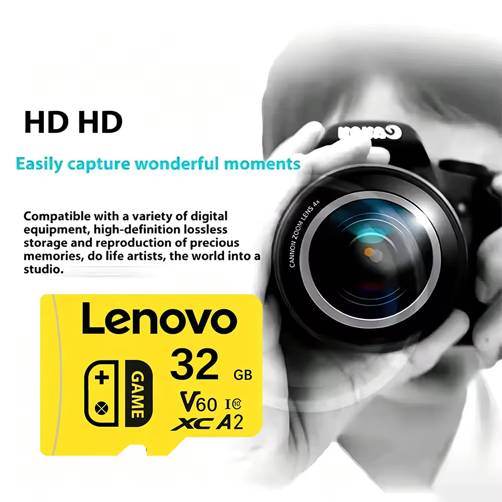 Lenovo Extreme micro SD 512GB 256GB 128GB Memory Card A2 U3 UHS-I Cards USB3.0 4K Flash micro SD Card for Camera GoPro DJI drone