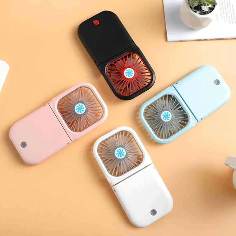 

Portable Hanging Neck Fan USB Rechargeable Mini Folding Fan Outdoor Handheld Air Conditioner Travel Cooler
