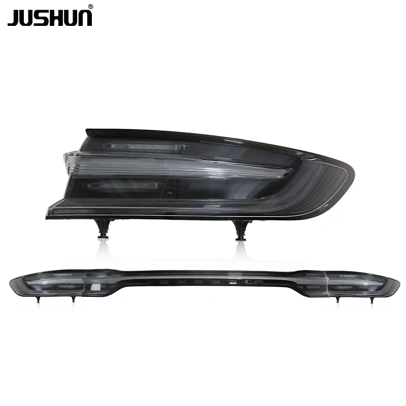 Eigen Merk Led-achterlichten voor Porsche Macan 2014-2017 2.0T Upgrade 12V Rode Lens Nieuwe Staat-95B/95B.2