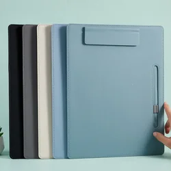 A4 leather writing clip, business folder, data book, office storage menu clip, contract book clip, music score clip