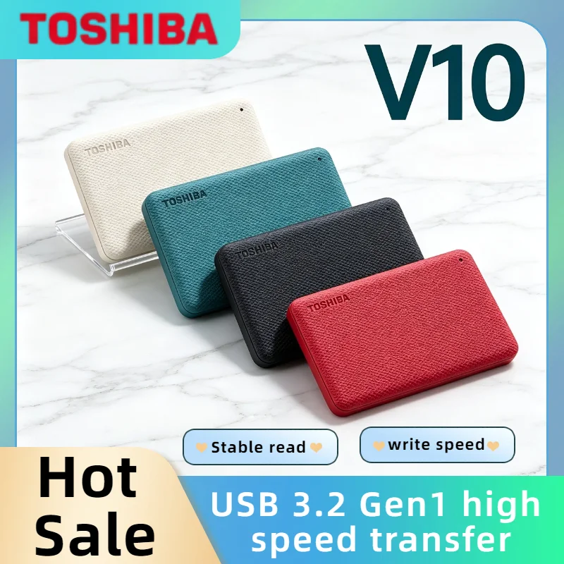 Toshiba Canvio Advanced V10 1TB 2TB 4TB 2.5 Inch USB 3.0 External HDD for Laptop Desktop Mac PC Elite Pro Speed