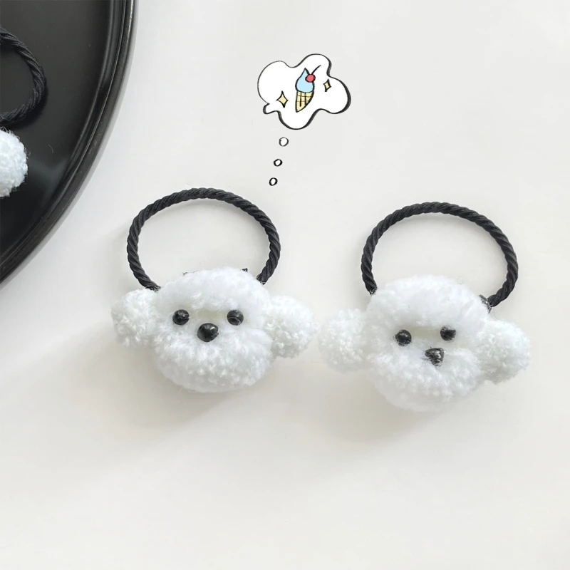 Ikat Rambut Anjing Mewah Kartun Ikat Rambut Sanggul Rambut Elastis Rambut Besar Rambut Ikat Rambut Aksesori
