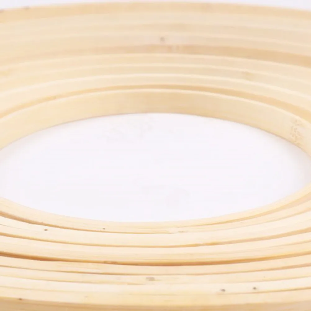 Bamboo Embroidery Hoop 29Cm Round DIY Craft Tool for Cross Stitch Needlework Quilting Fabric Painting Wall Decoration Beginner