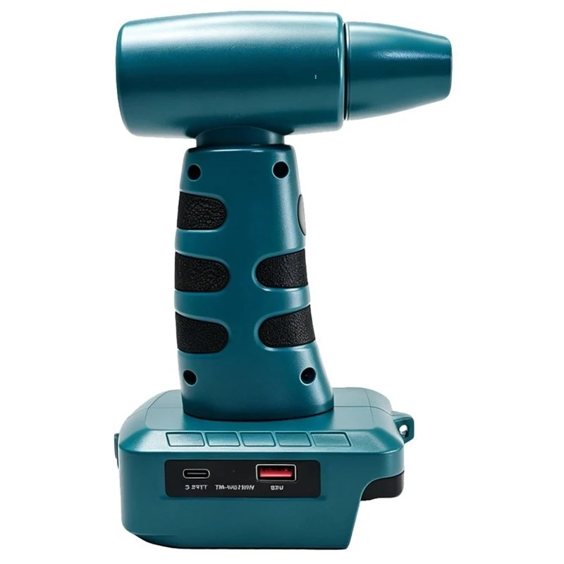 24-hour delivery Portable Cordless 3-Speed 140, 000Rpm/Min Handheld Hair Dryer For 18V Lithium- Battery USB Rechargeable Port