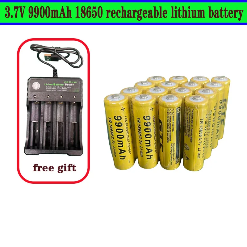 

DGCF18650 9900mAh Li-Ion Rechargeable Battery - 2025 New CE Certified for Camping Gear & High-Drain Flashlights
