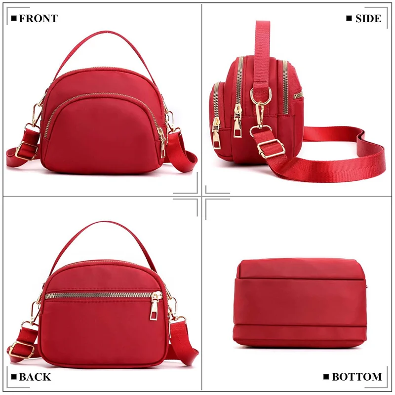 Fashion Women Crossbody Bags Sweet Zipper Mobile Phone Shoulder Bag Lady Female Multifunction Mini Handbags Purse New Hot 2023