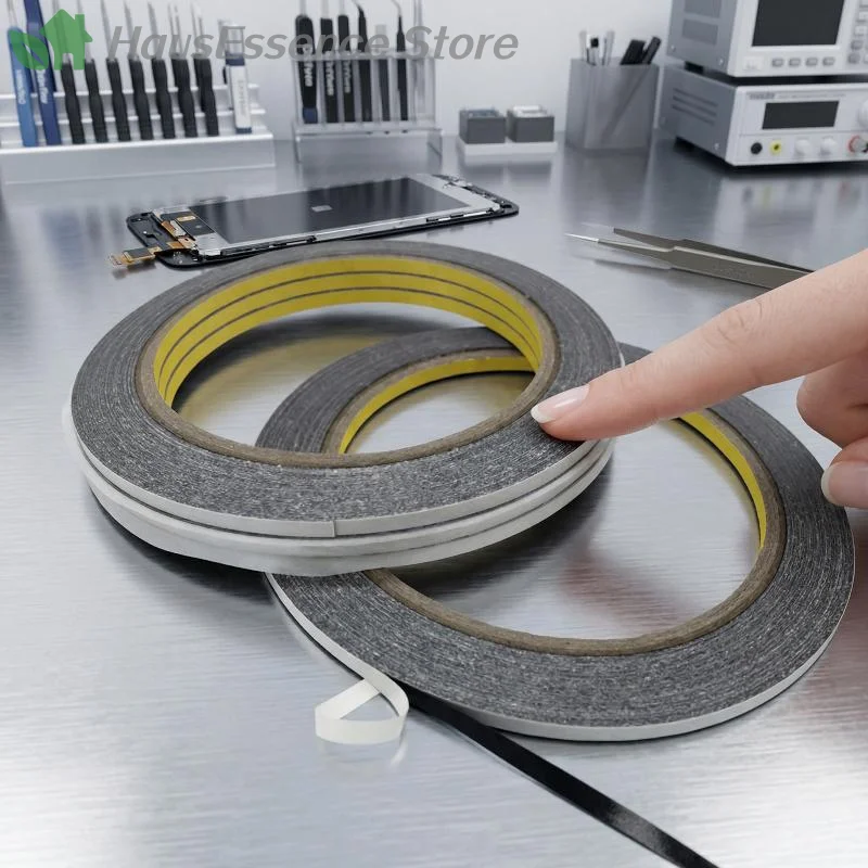 ※10m Sticker Double Side Adhesive Tape Fix For Cellphone Screen LCD Repair Tape Premium Quality Durable & Long-Lasting