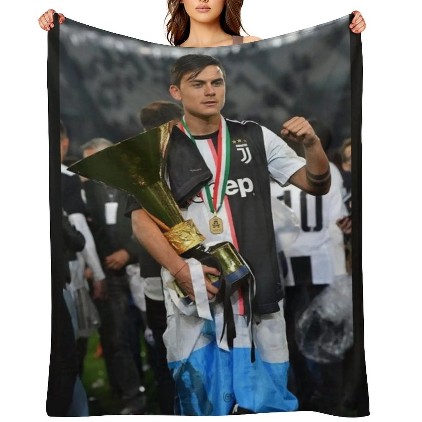 

paulo dybala Throw Blanket Kid'S Blankets For Bed Decorative Sofas Shaggy Blankets