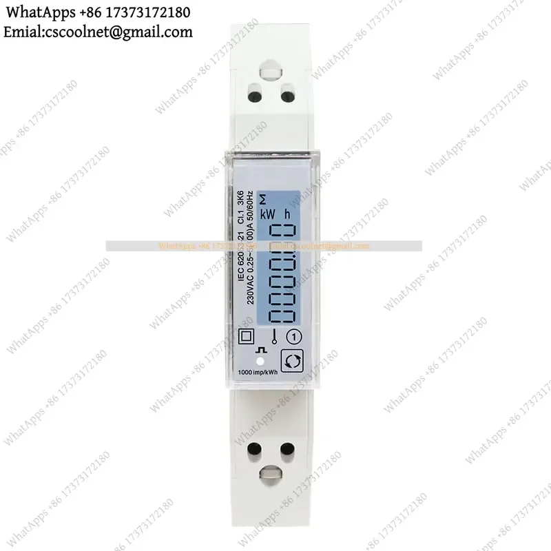 k3 Single Phase Energy Meter Compatible for Orbital TAC1100 LCD kWh Meter 230V 100A RS485 AC Voltmeter