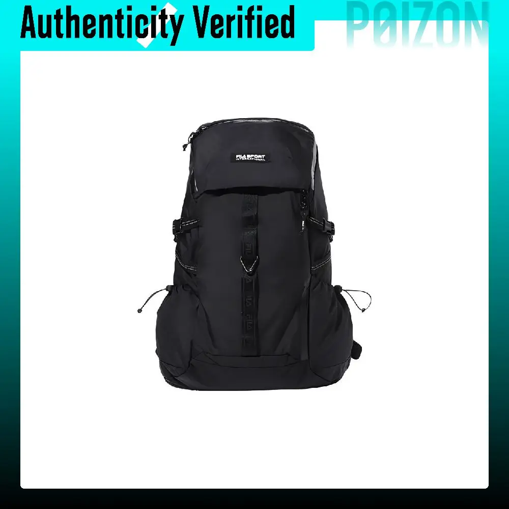 FILA Nylon Backpack Regular Unisex Black FS3BPF6304XBLK