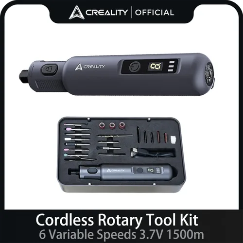 Creality-Kit de herramientas rotativas inalámbricas, engranaje de ajuste de 6a marcha, 6 velocidades variables, 3,7 V, 1500mAh, piezas de impresora 3D de mano inalámbrica