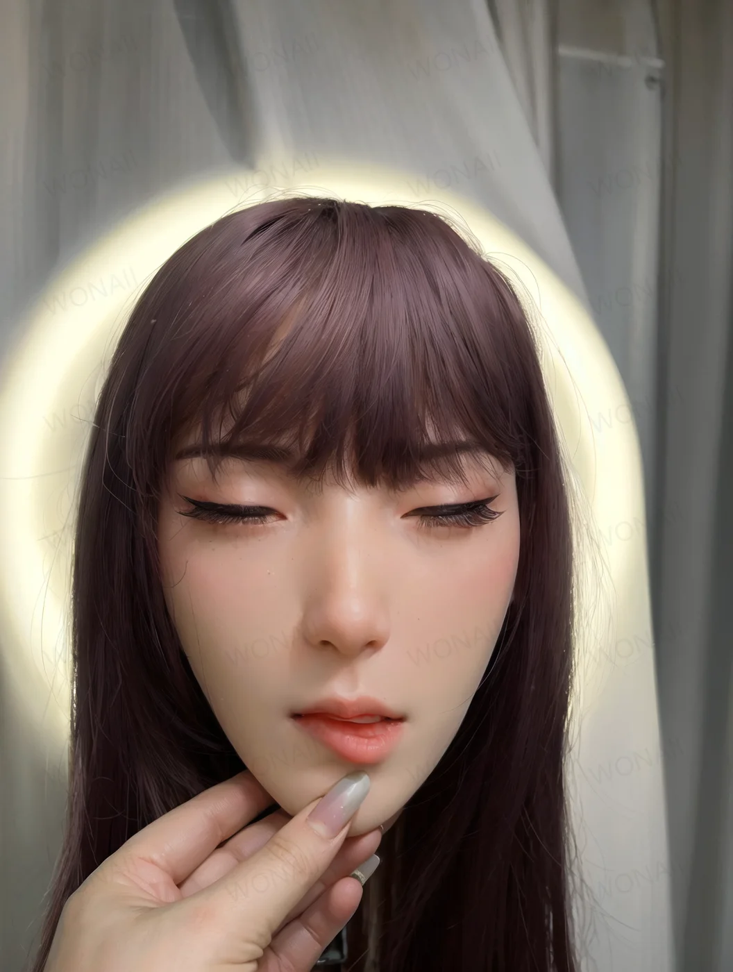 

【Изысканный макияж 】 Профессиональная повязка на голову из материала TPE с интерфейсом M16 — идеально подходит для прически и практики макияжа, высококачественная.