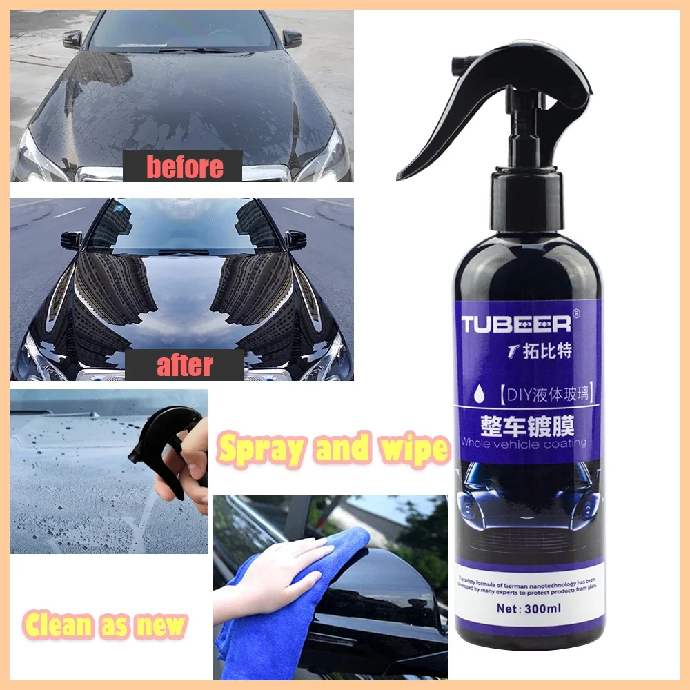 Auto Ceramic Coating Polisher Spray Sealant Top Fast Coating Nano Scratch Reduction Super Hydrophobic Coating Auto Grooming