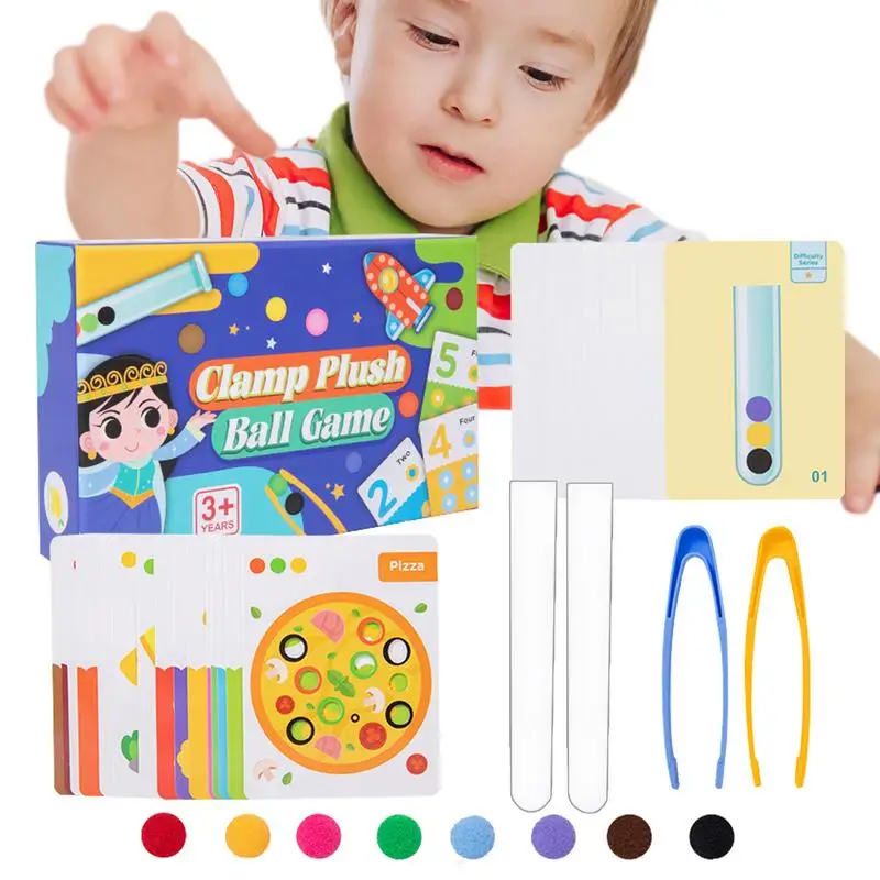 

Color Sorting Ball Game Sorting Counting Training Test Tube Education Training Development Learning With Clamps For Boys Girls