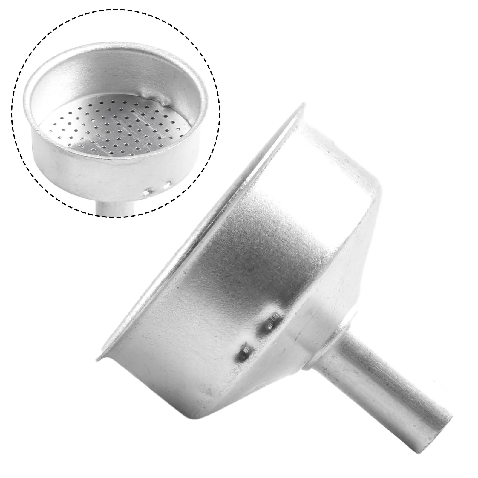 Воронка Мока Воронка Замена фильтра Воронка Фильтрующая пластина 1 2 3 6 9 12 чашек 50 мл-600 мл Алюминий Совершенно новый Высокое качество