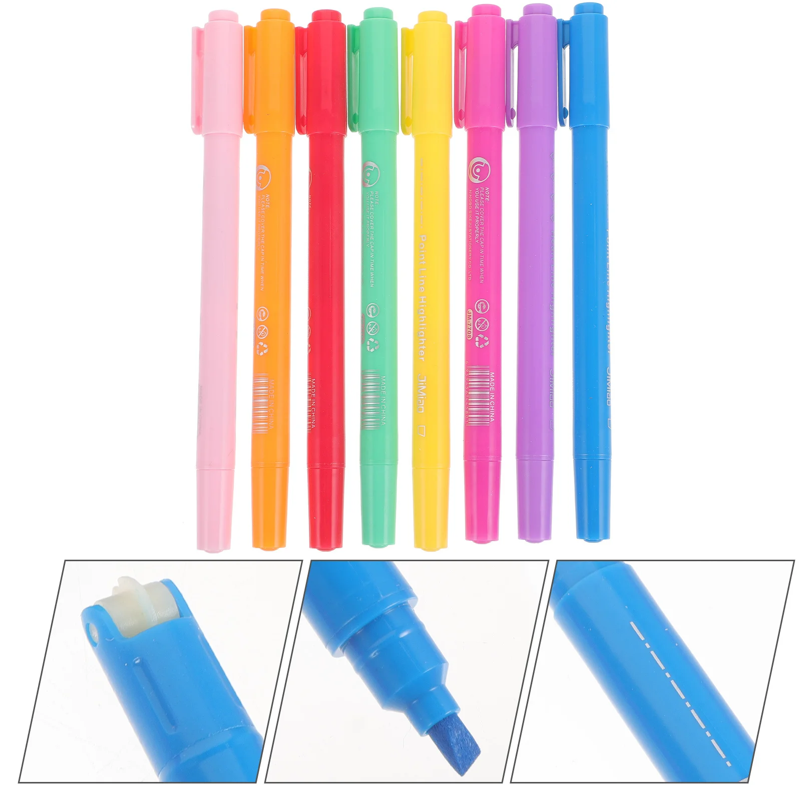 

8pcs Flower Contour Pens Colored Dual Tip Marker Set For Highlighting Note Taking Journaling Scrapbooking Art Craft Projects