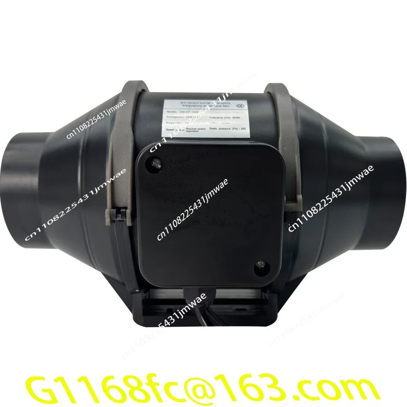 AC100-240V Diagonal Flow Duct Fan Air Conditioner Strong Wind Exhaust Fan Ventilation Fan EC Control Speed Regulation